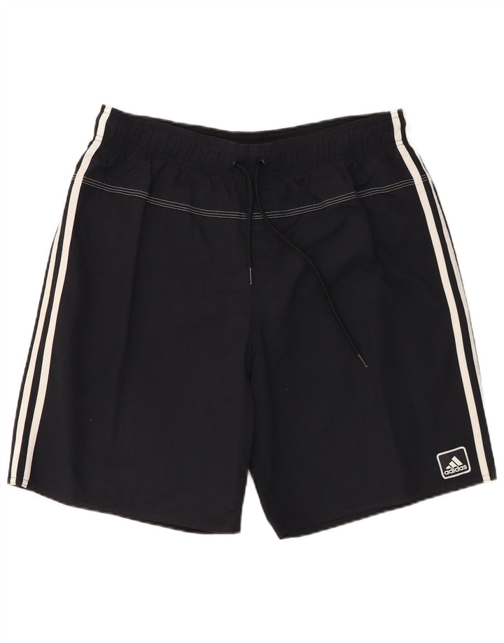 Adidas Hombre Bañador Corto Grande Poliamida Negro