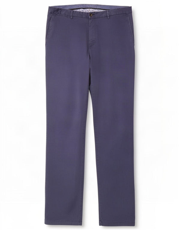 Tommy Hilfiger Pantalones chinos rectos para hombre W36 L34 Algodón azul marino