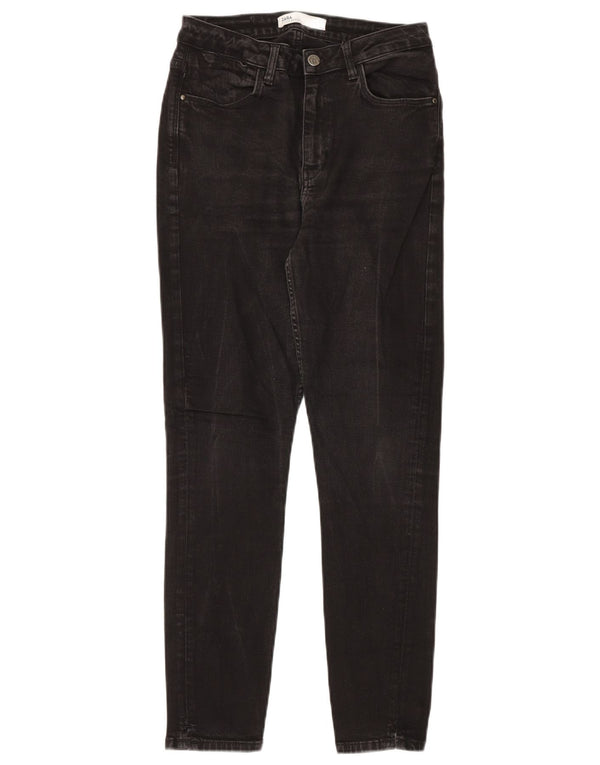 Zara Vaqueros Cónicos Para Mujer EU 40 Medium W30 L28 Negro
