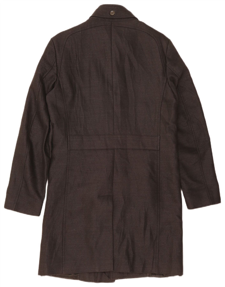 Zara Hombre Gabardina ES 38 Mediano Negro