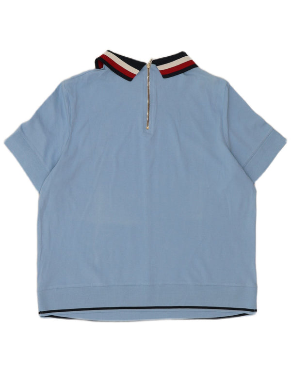 Tommy Hilfiger Polo para mujer UK 18 XL Algodón a rayas azules