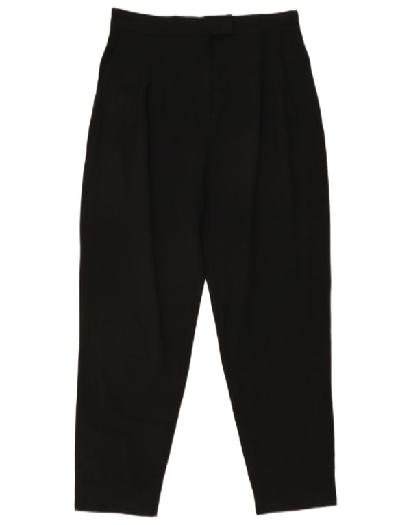 Cos Pantalón de traje cónico de cintura alta para mujer EU 34 XS W28 L25 Viscosa verde