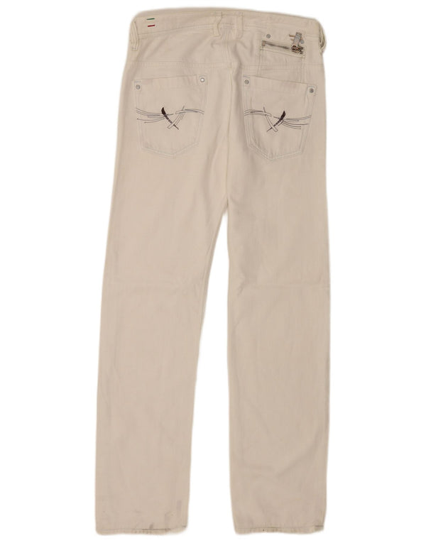Diesel Hombre Onijo Vaqueros Rectos W29 L34 Algodón Blanco