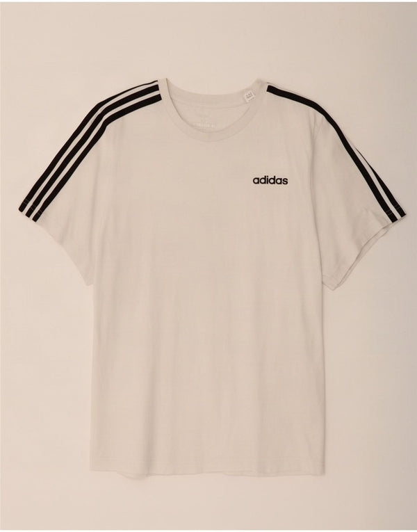 Camiseta Adidas Hombre Top Medium Blanco Algodón