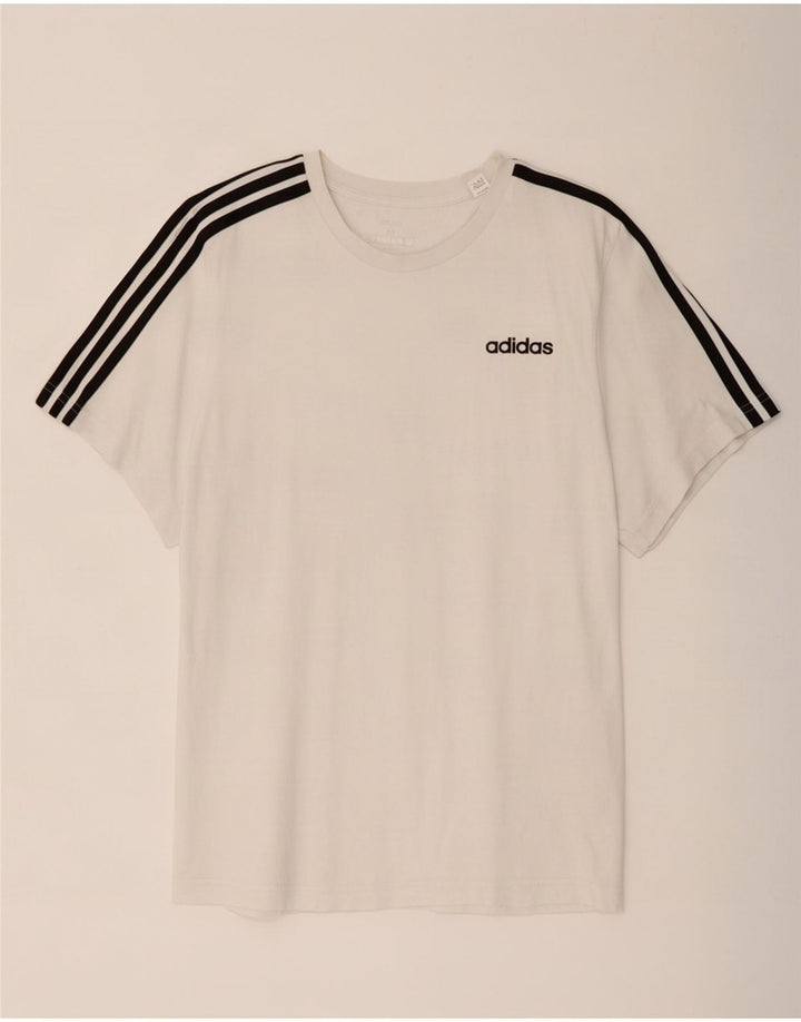 Camiseta Adidas Hombre Top Medium Blanco Algodón