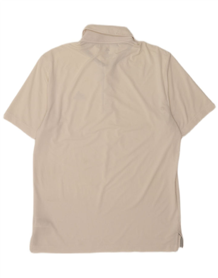 Polo Adidas Hombre Mediano Blanco Poliéster