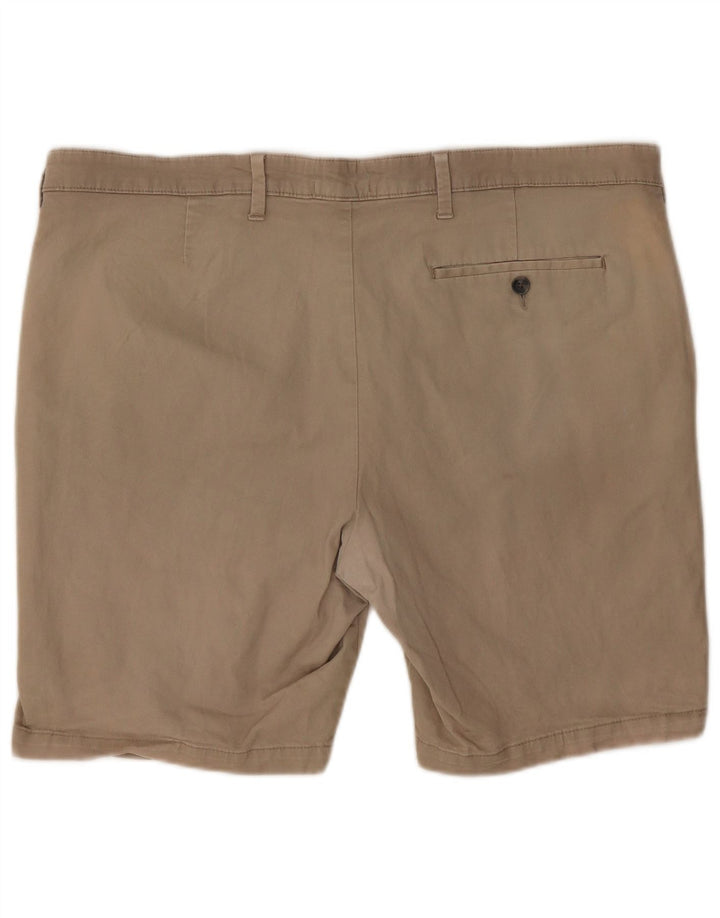 Marks & Spencer Pantalones cortos chinos regulares para hombre W34 Large Beige