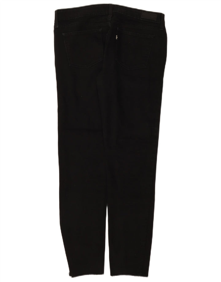 Levi's Vaqueros Slim Ligeramente Curvados para Mujer W28 L28 Negro