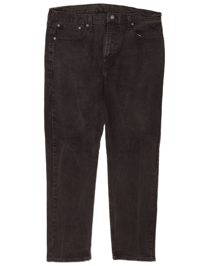 Levi's Vaqueros cónicos 502 para hombre W38 L32 Algodón negro