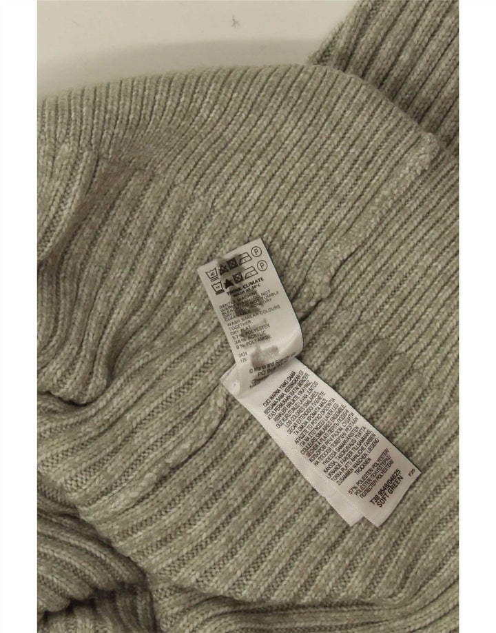 Marks & Spencer Suéter tipo cárdigan para mujer UK 46 Grande Poliéster verde