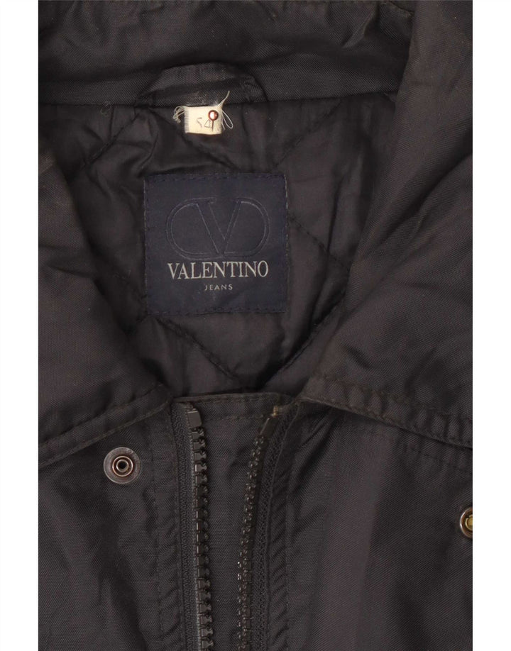 Valentino Abrigo cortavientos para hombre IT 54 2XL Poliamida negra