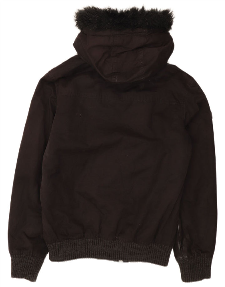 Superdry Chaqueta Bomber Con Capucha Para Hombre UK 38 Medium Negro