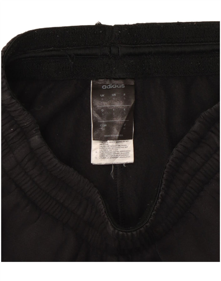 ADIDAS Pantalones de chándal para mujer Reino Unido 8 Pequeño Algodón negro