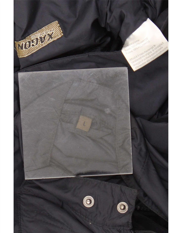 Xagon Chaqueta bomber para hombre UK 40 Large Azul marino Poliamida