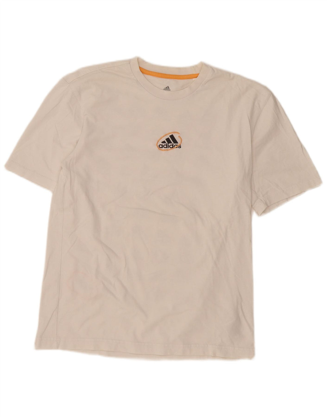 ADIDAS Camiseta gráfica para hombre Top Small White Cotton