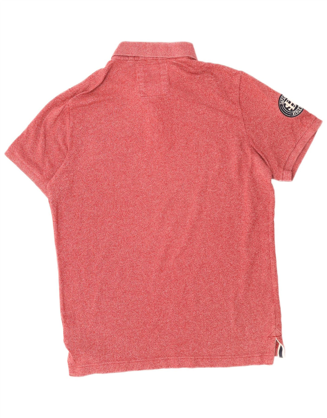 SUPERDRY Polo de corte clásico para hombre 2XL Algodón rojo