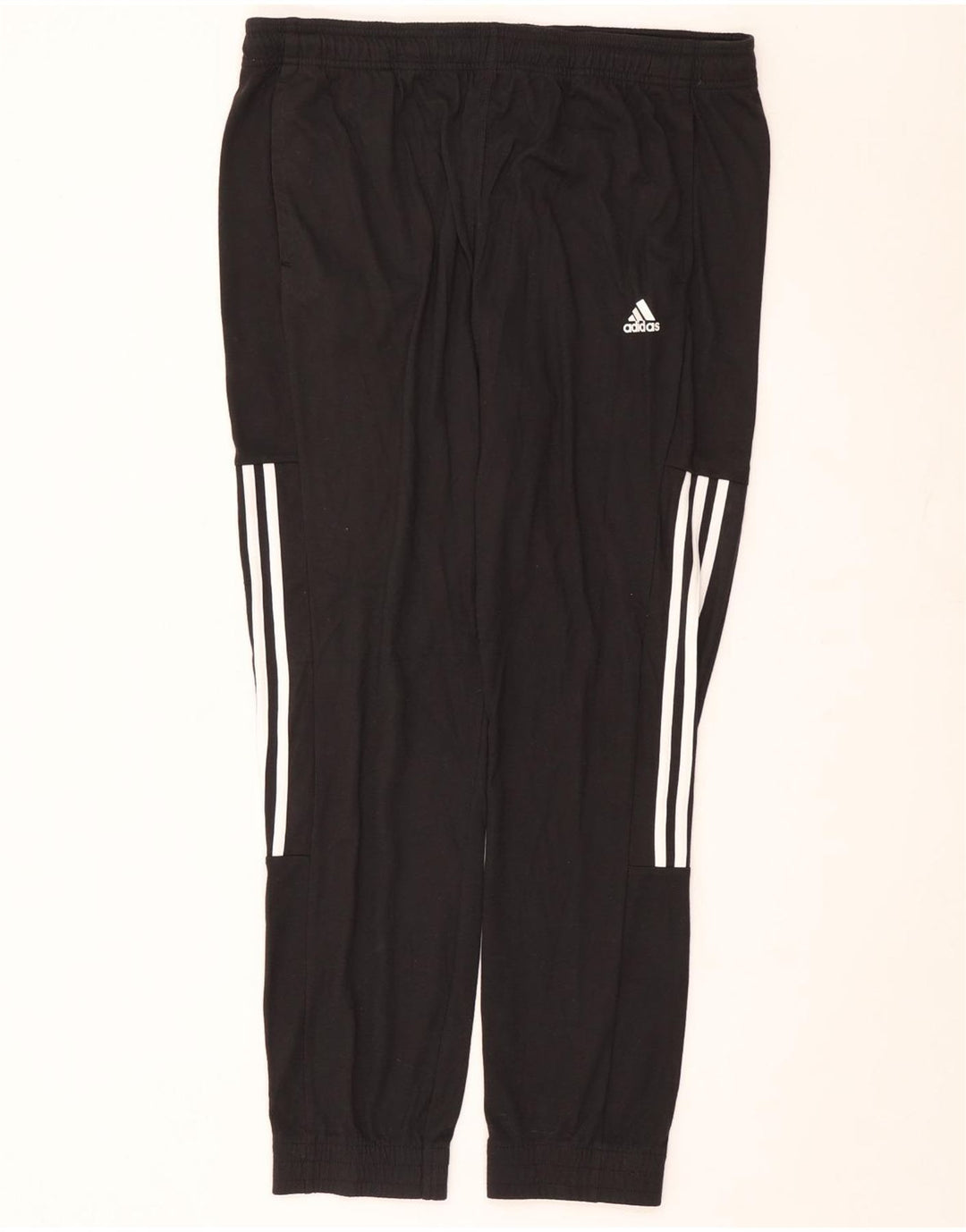 Adidas Hombre Climalite Chándal Pantalones Joggers XL Negro Poliéster