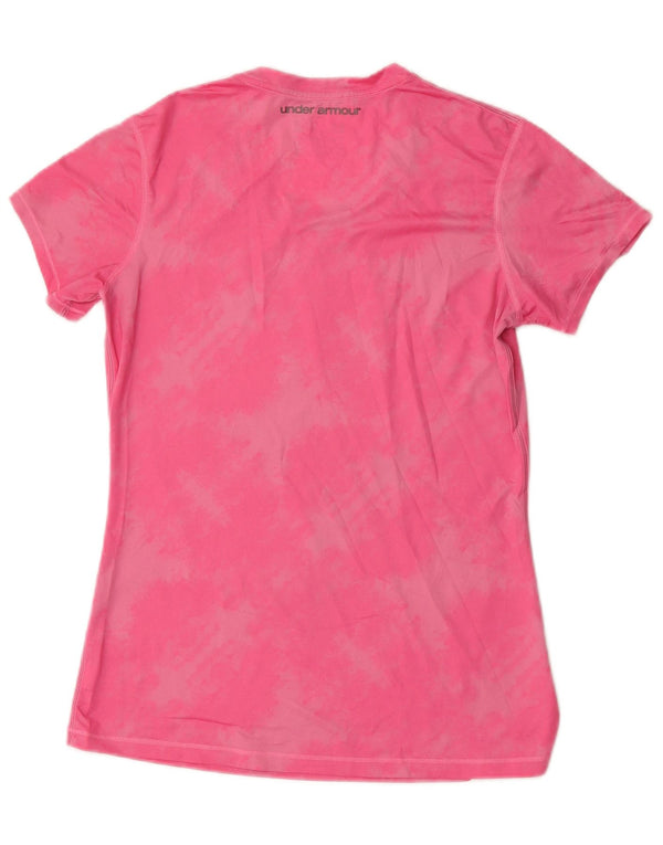 Under Armour Camiseta Heat Gear para mujer UK 14 Medium Pink Tie Dye