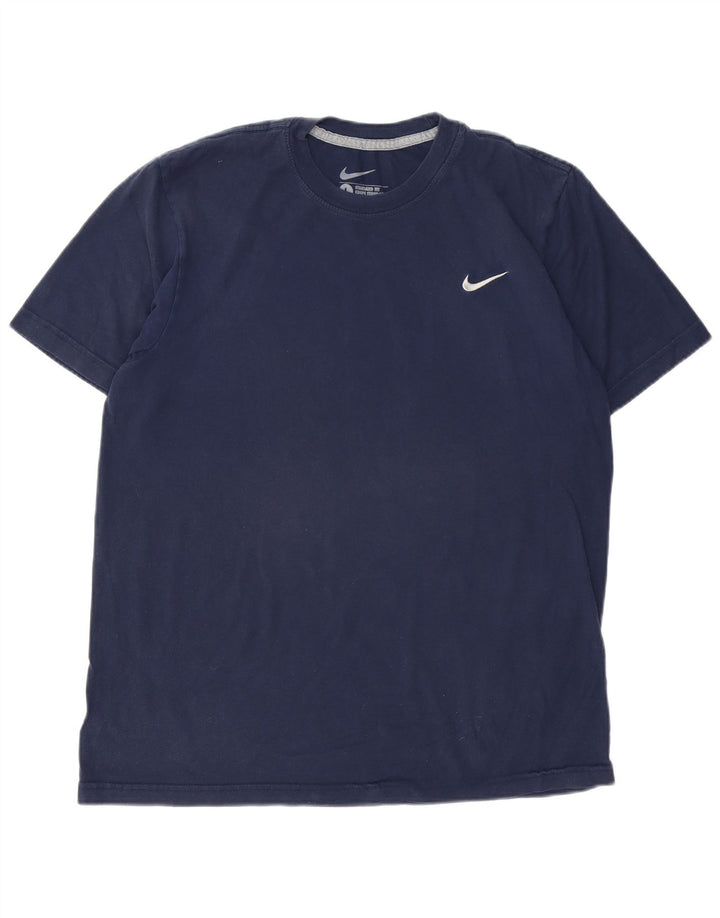 Nike Camiseta de ajuste estándar para hombre, talla grande, azul marino