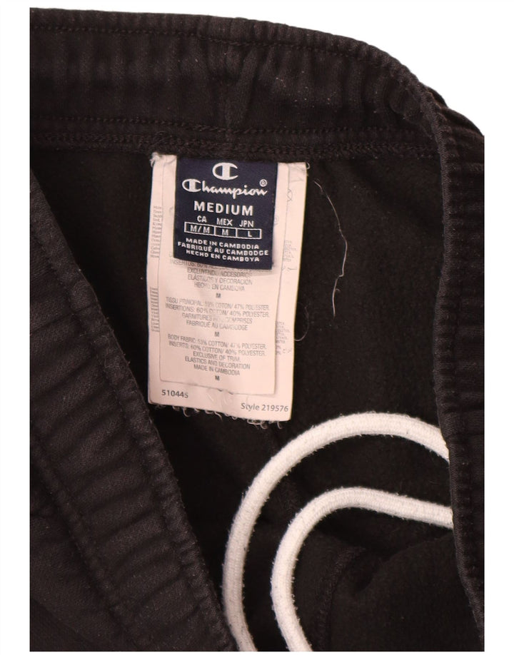 Champion Shorts deportivos para hombre Algodón negro mediano