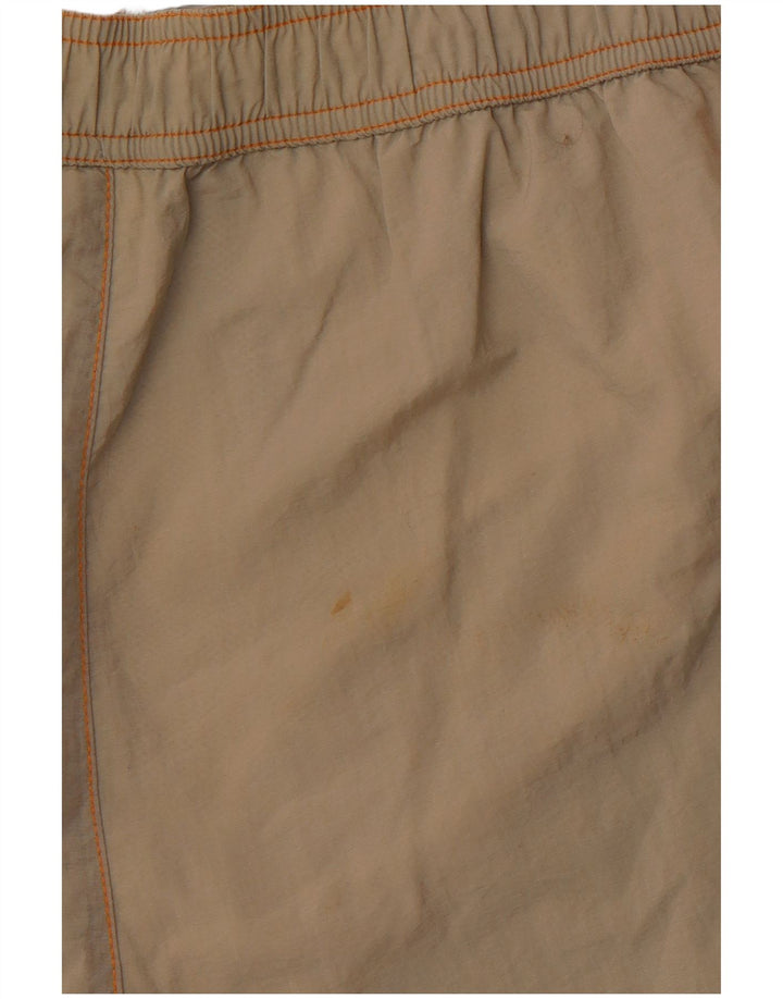 CHAMPION Bañador con estampado gráfico para hombre, talla grande, caqui, color block, poliamida