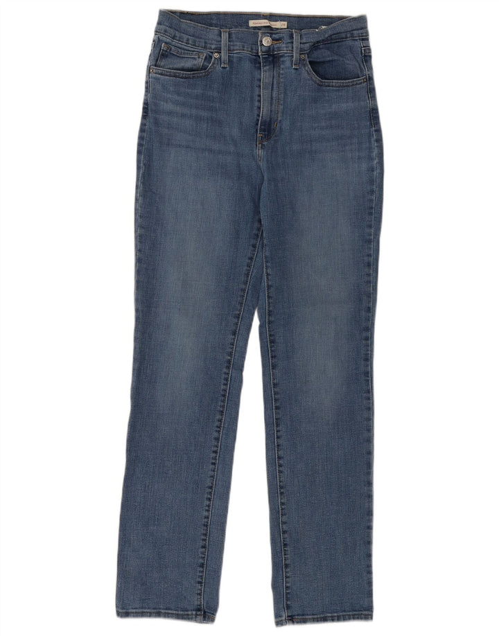 LEVI'S Jeans rectos de talle alto 724 para mujer W29 L30 Algodón azul