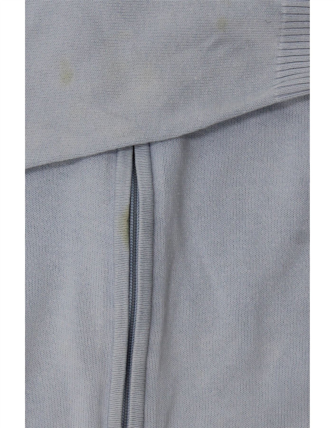 Zara Hombre Cárdigan Sueter Grande Algodón Azul