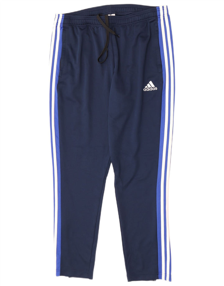 Adidas Hombre Climalite Pantalón Chándal XL Azul Marino Poliéster
