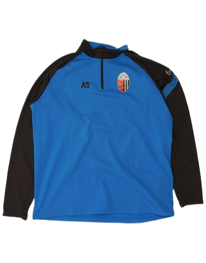Nike Dri Fit Graphic Pullover Chándal Top 2XL Azul Colorblock