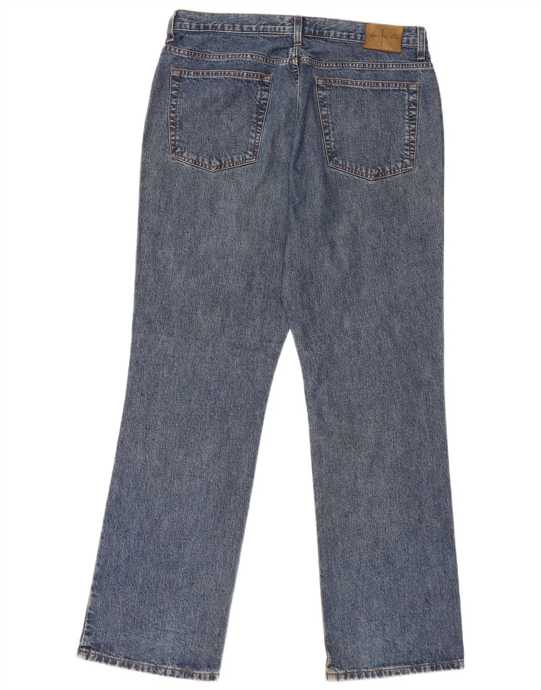 Calvin Klein Jeans rectos para hombre W34 L31 Algodón azul