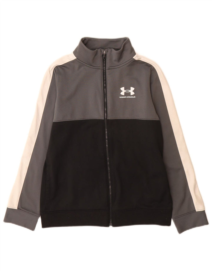 Under Armour Chaqueta de chándal para niños 9-10 años Mediana Negro Colorblock