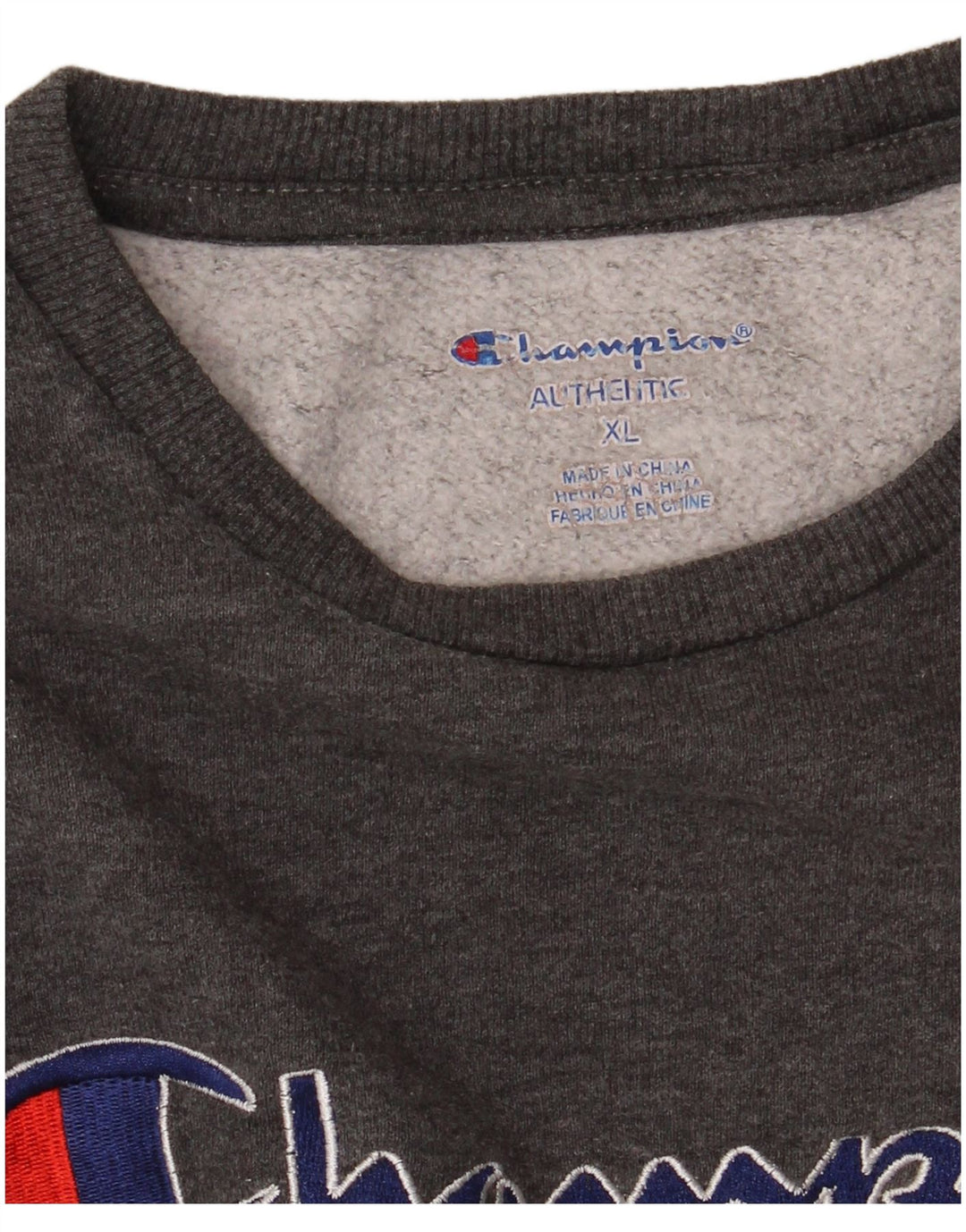 CHAMPION Sudadera gráfica para mujer Jersey UK 18 XL Gris
