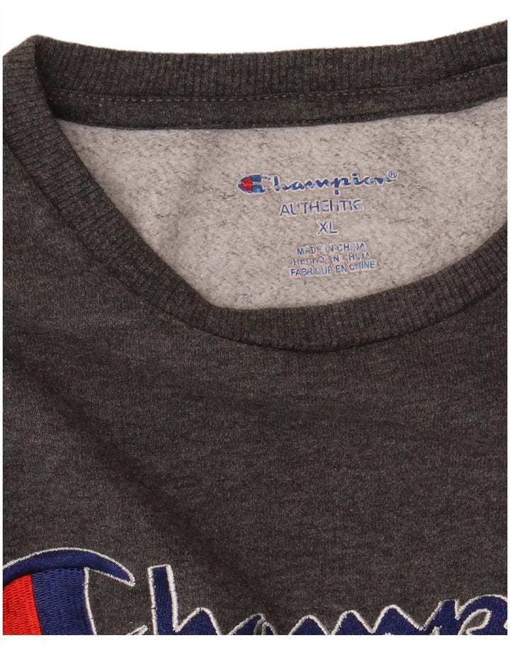 CHAMPION Sudadera gráfica para mujer Jersey UK 18 XL Gris