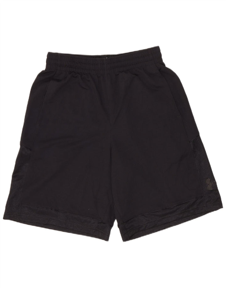 Under Armour Pantalones cortos deportivos para hombre mediano negro