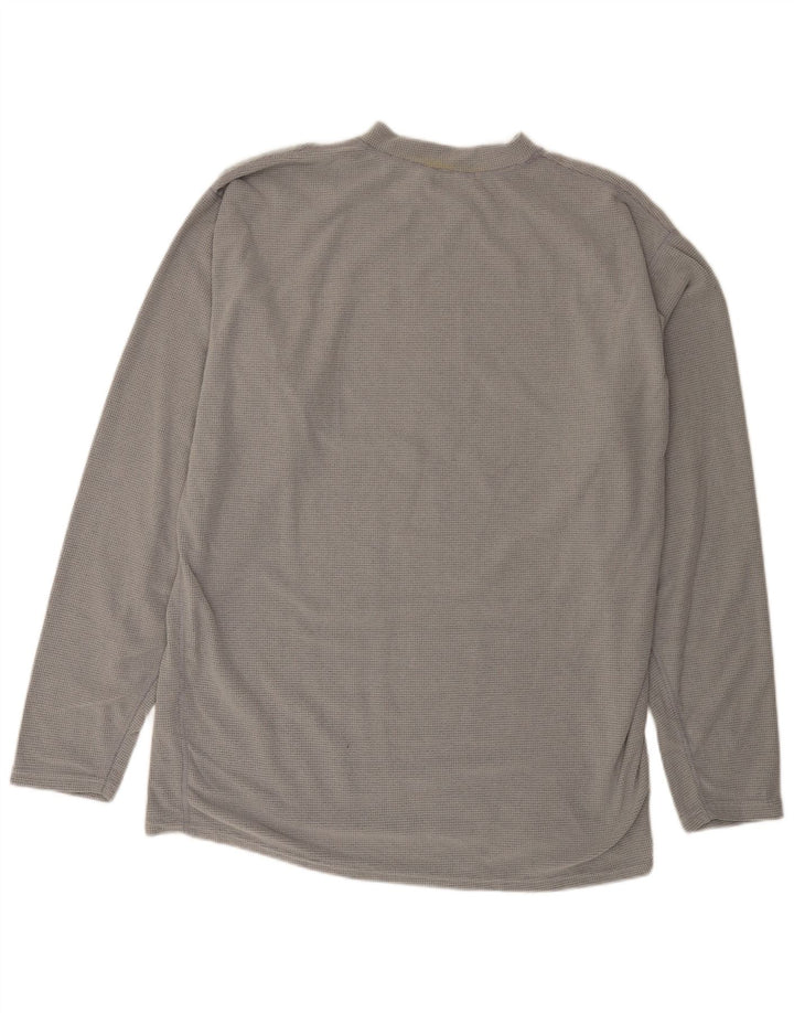The North Face Camiseta Hombre Manga Larga 2XL Poliéster Gris