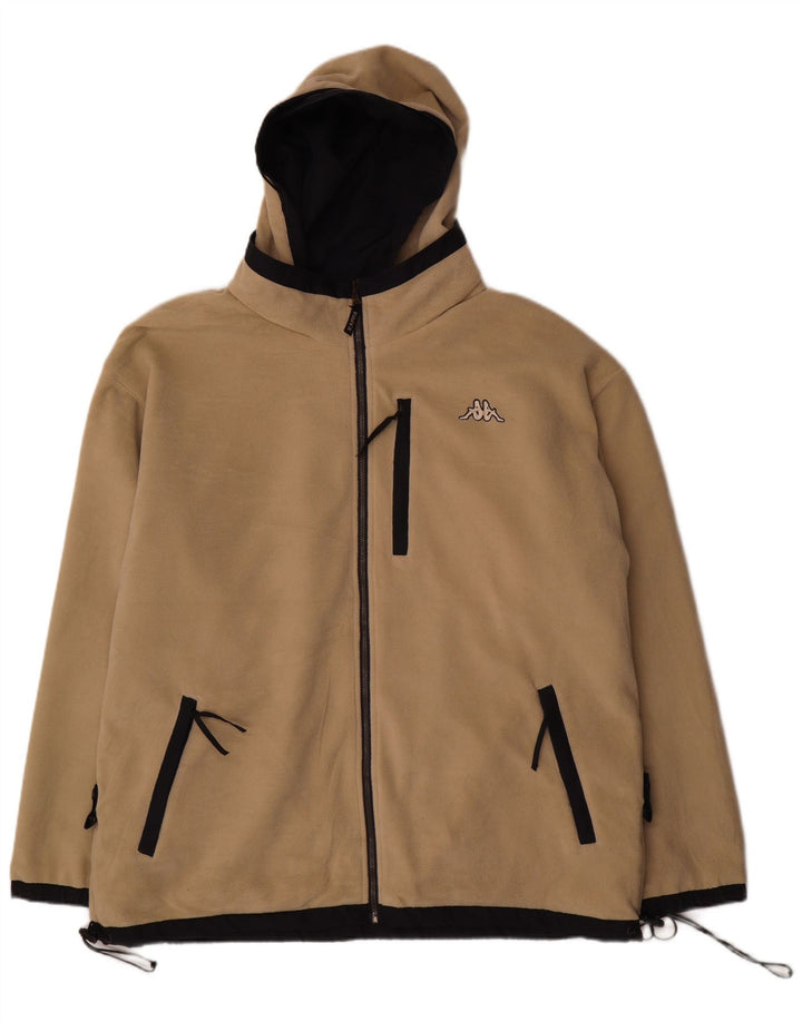 Kappa Chaqueta reversible con capucha para hombre UK 40 Large Poliéster azul marino