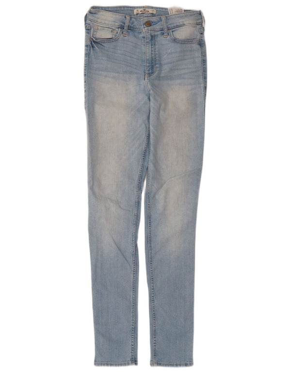 Vaqueros ajustados para mujer Hollister US 3 XS W26 L31 Algodón azul