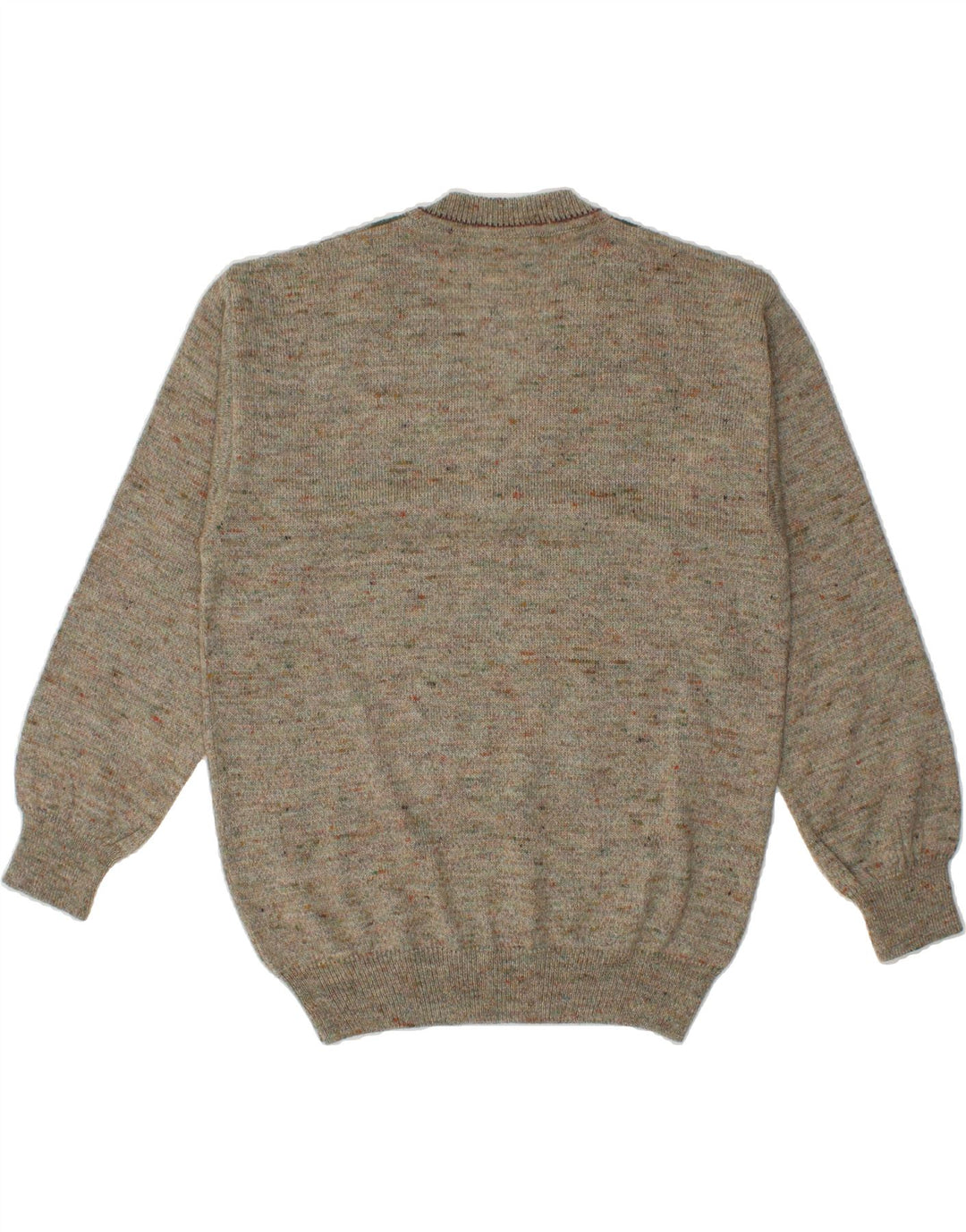 RODES Jersey con Cuello en V para Hombre Gris Medio Argyle/Lana Diamante