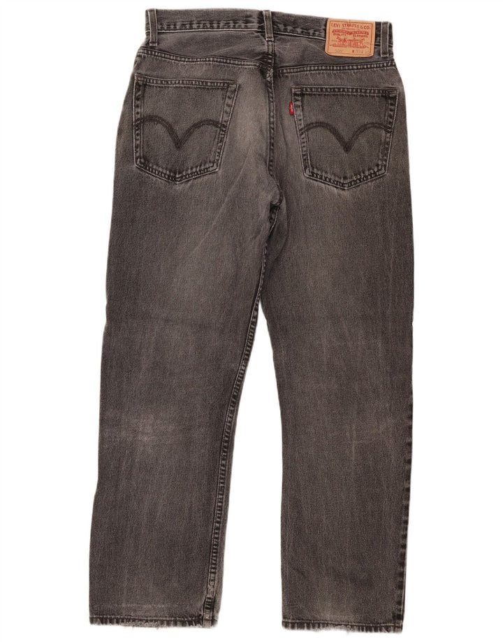 Levi's Vaqueros rectos de corte regular 505 para hombre W33 L30 Algodón gris