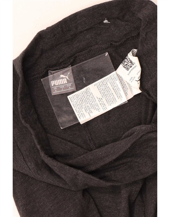 Puma Leggings gráficos para mujer UK 10 Small Gris Algodón