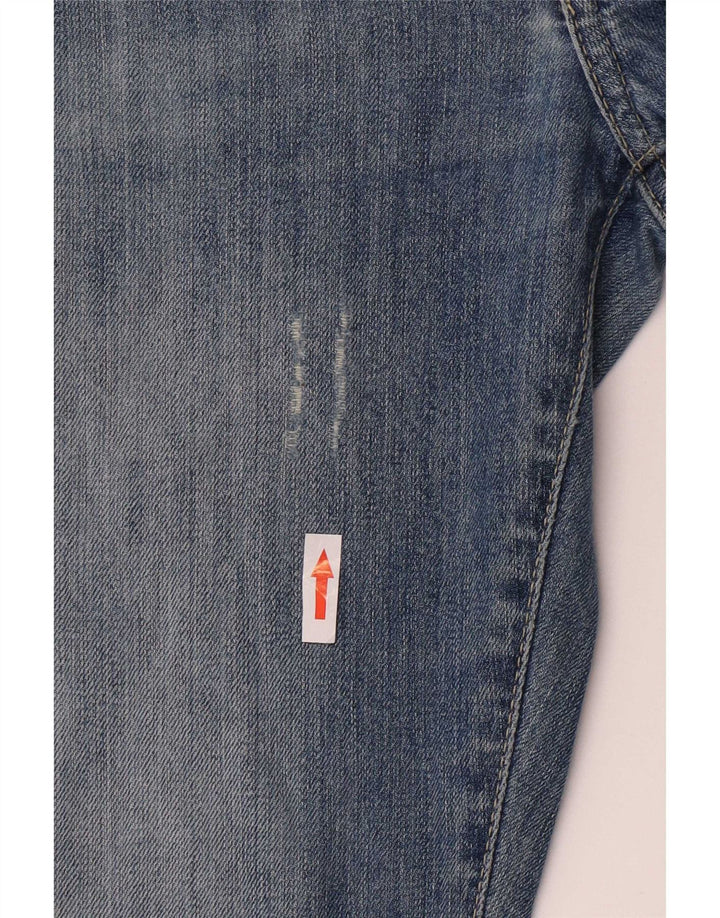 Calvin Klein Jeans Ajustados Desgastados para Mujer W32 L33 Azul