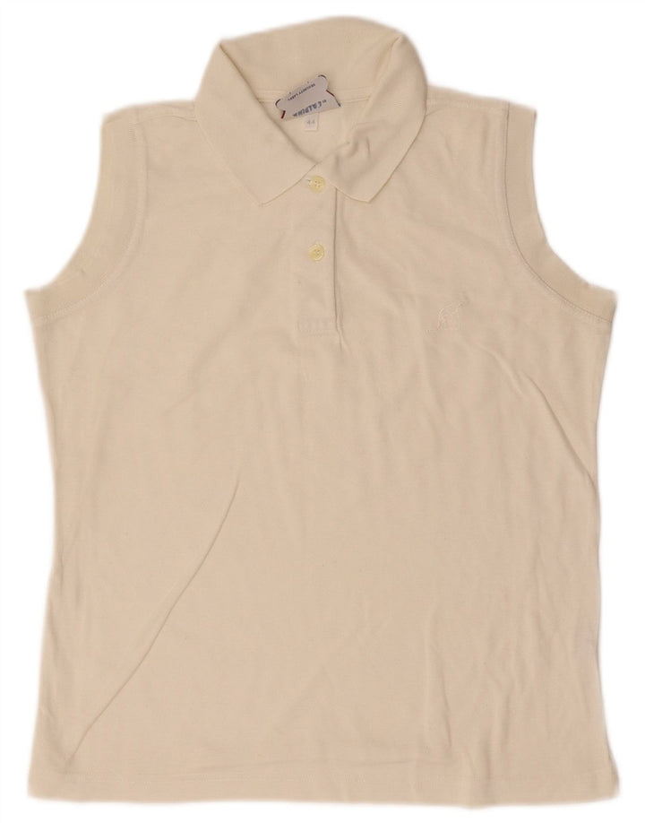 AUSTRALIAN L'ALPINA Polo sin mangas para mujer IT 44 Medium Off White