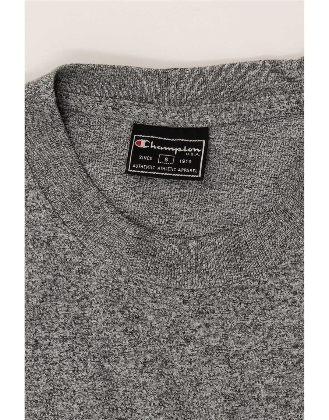 Champion Camiseta para hombre Top Small Grey Moteado