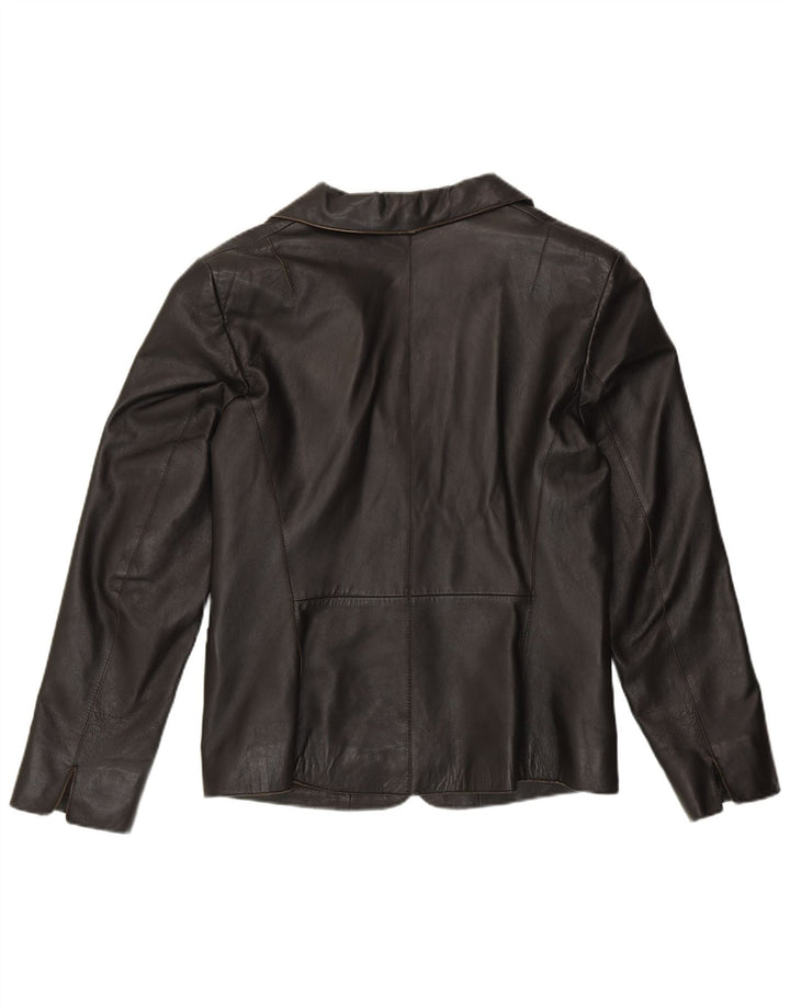 Julia S. Roma Chaqueta tipo blazer de 2 botones para mujer IT 40 Small Brown