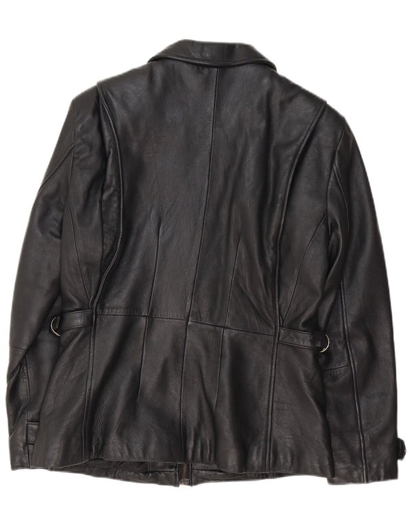 Wilsons Chaqueta de cuero para mujer UK 10 Small Black Classic