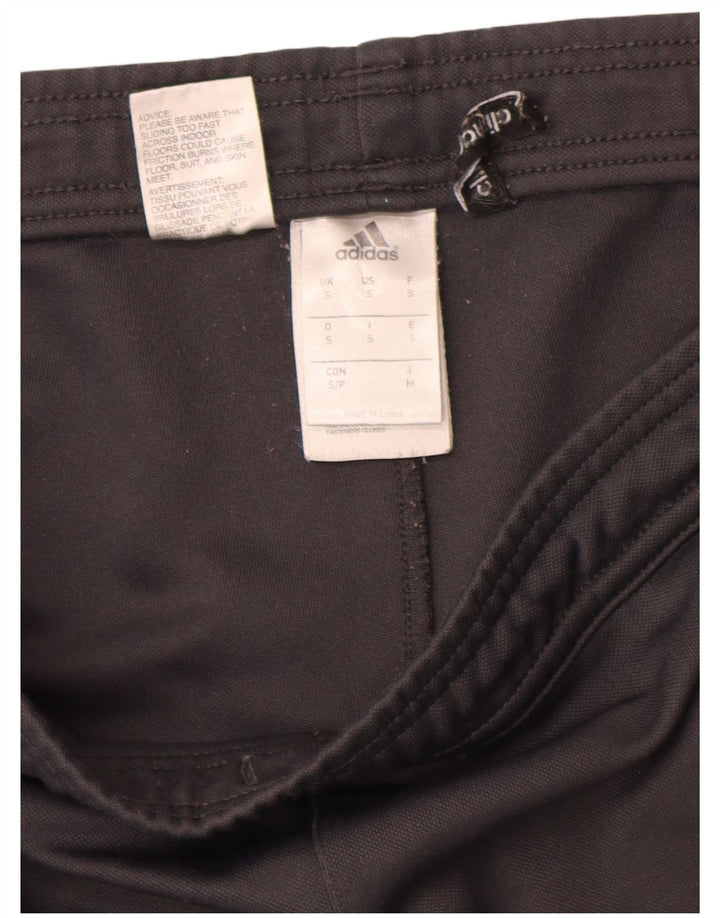 Adidas Hombre Climalite Pantalones De Chándal Pequeño Negro Colorblock Poliéster