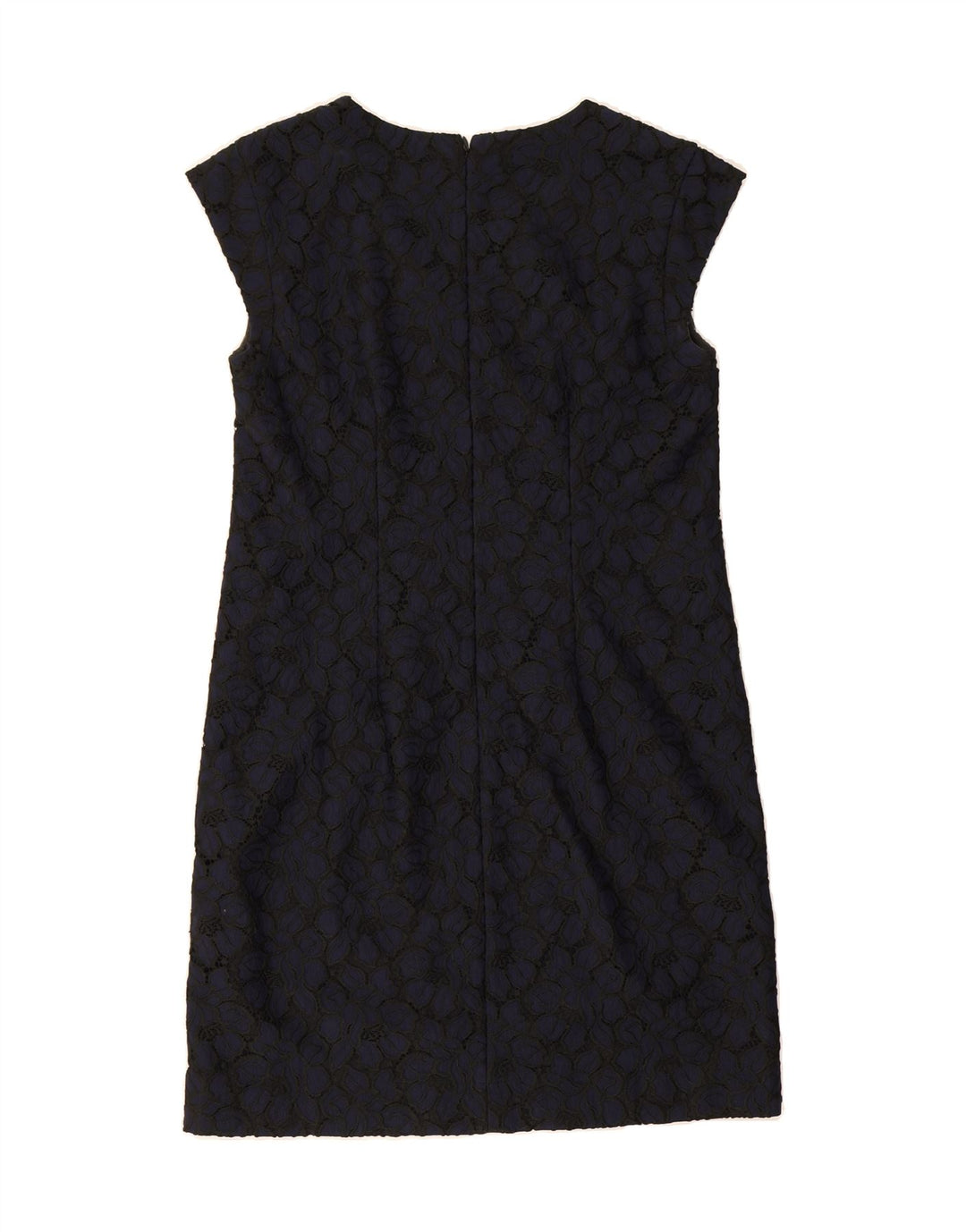 J. CREW Womens Sheath Dress US 8 Medium Navy Blue Floral Vintage J. Crew and Second-Hand J. Crew from Messina Hembry 