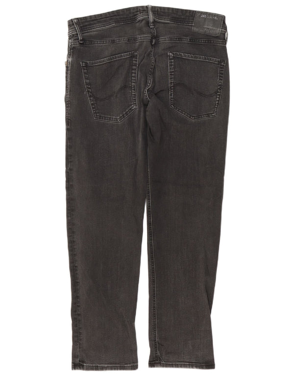 Jack & Jones Vaqueros cónicos Mike Comfort Fit para hombre W34 L30 Algodón gris