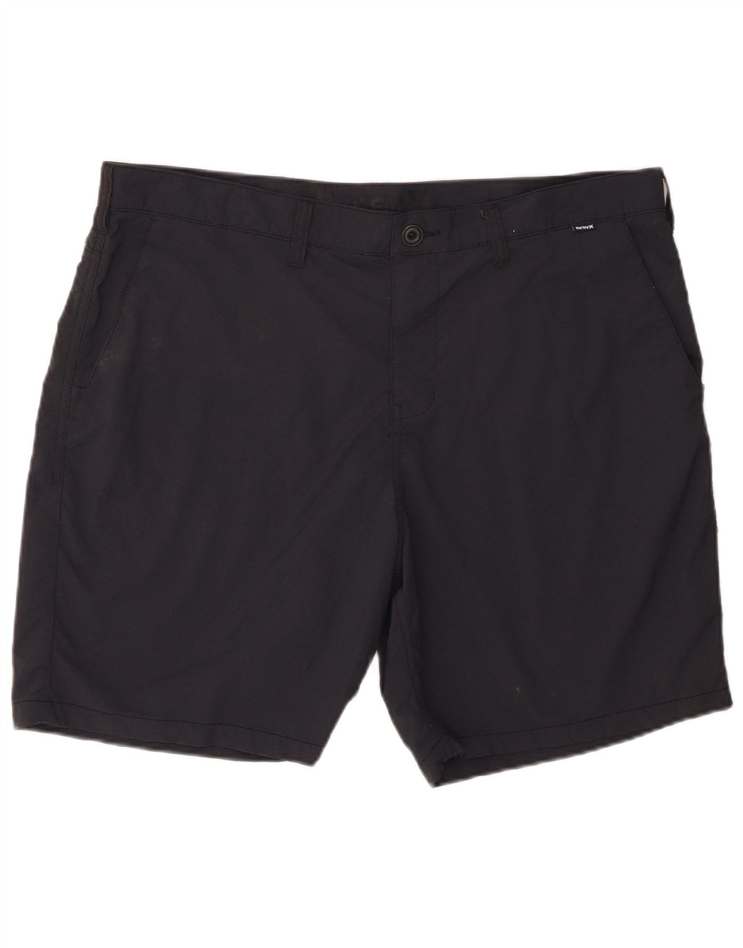 Hurley Pantalones cortos chinos para hombre W38 XL Nylon gris