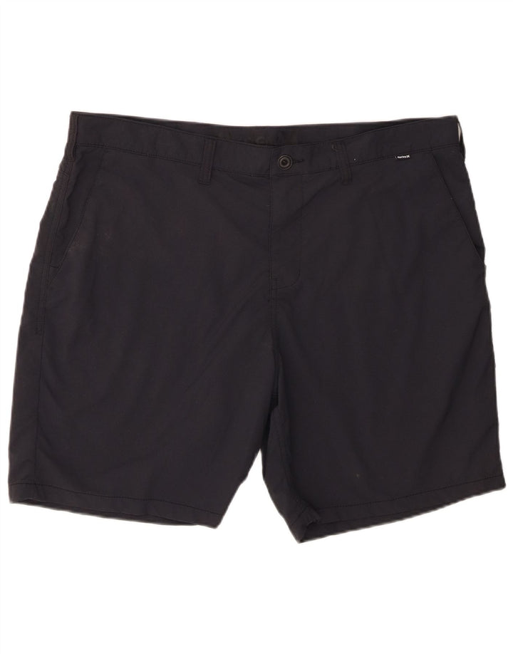 Hurley Pantalones cortos chinos para hombre W38 XL Nylon gris